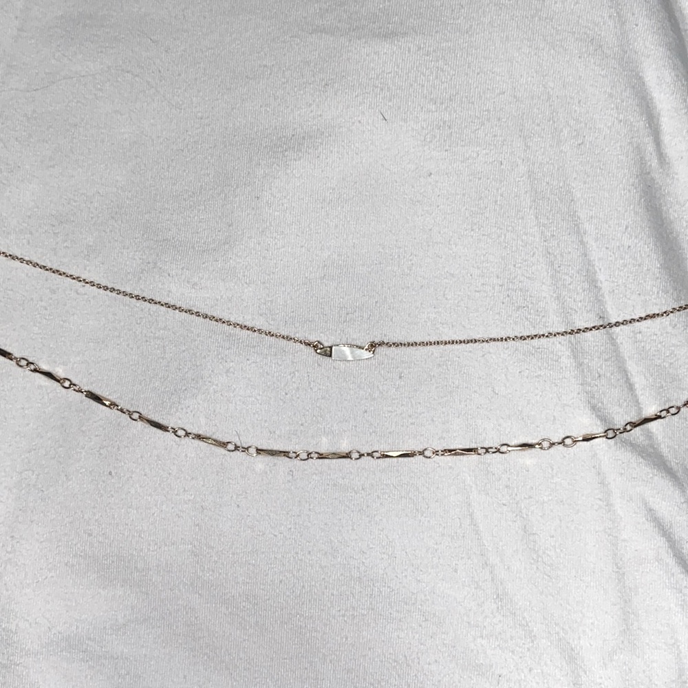 Gold layered necklace